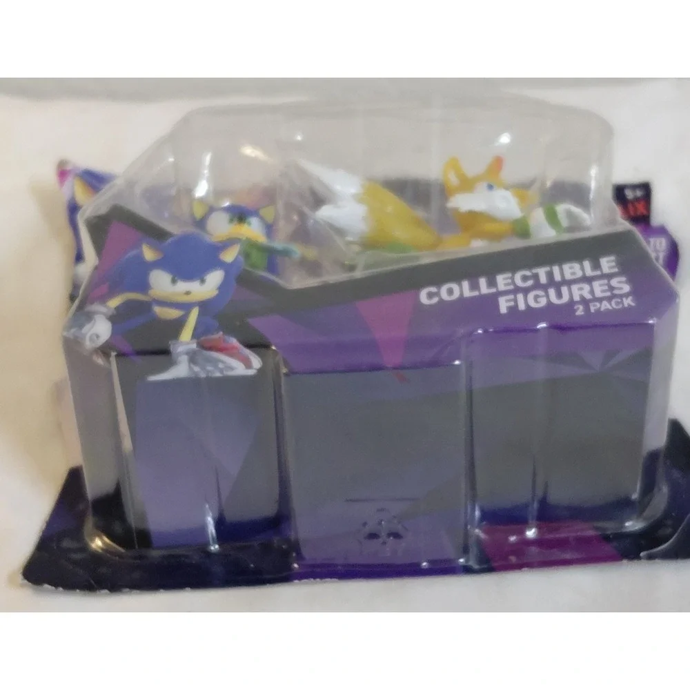 Sonic Prime Sonic & Tails Collectible Figures 2-Pack Netflix PMI New